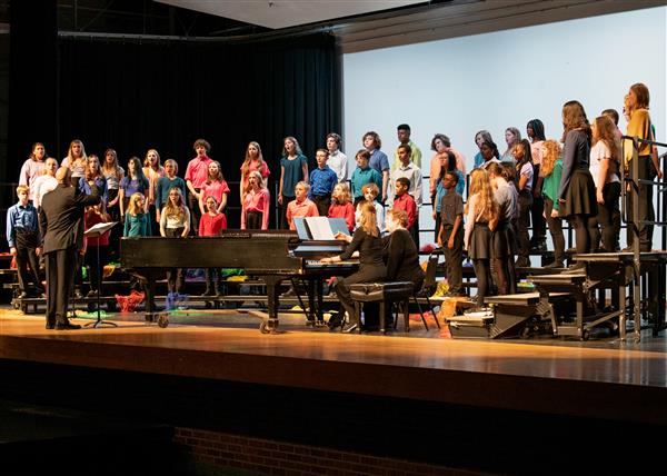 2023 All County Chorus Students Performing